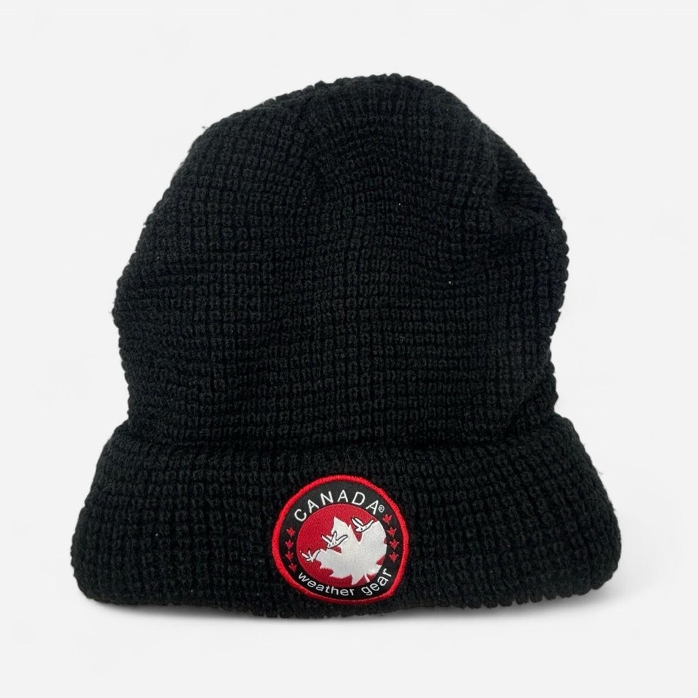 Canada Weather Gear Black Beanie